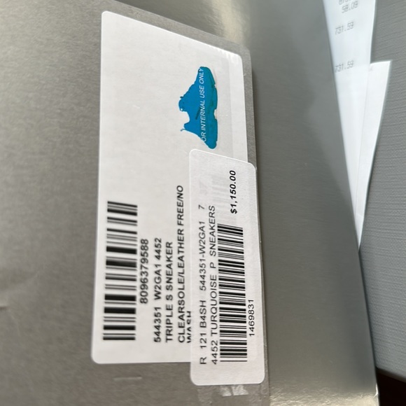 BALENCIAGA 37 BLUE TRIPE S - Picture 4 of 4